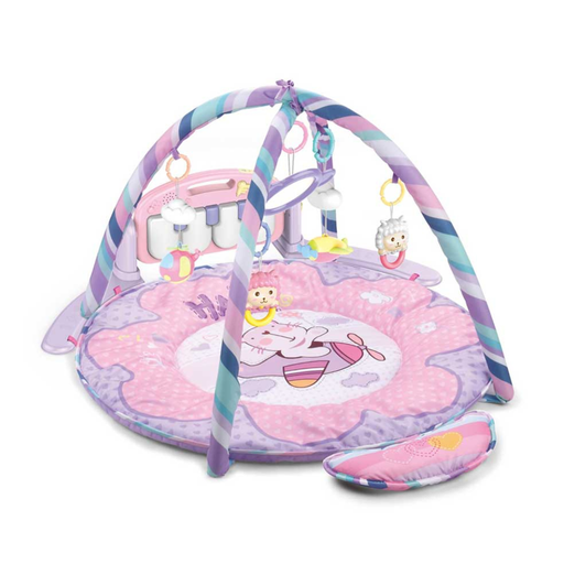 [6927113297087] HUANGER GIMNASIO DE BEBÉ CON PIANO-DESARROLLO SENSORIAL/ROSA 0M+