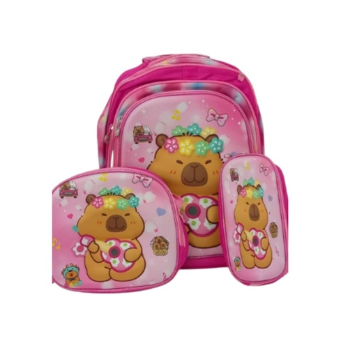 [B1896] BOLSO DE CAPYBARA ROSADO