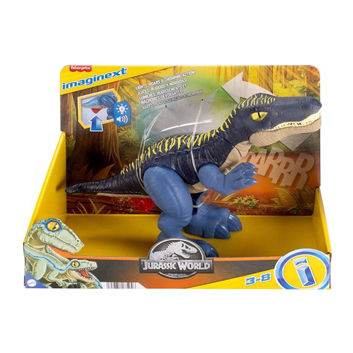 [194735275946] FISHER PRICE JURASSIC WORLD IMAGINEXT   BARYONYX BRILLA Y RUGE