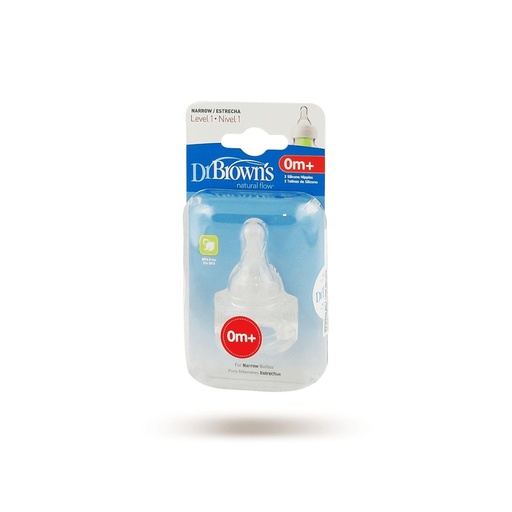 [072239304877] DR BROWN'S TETINA 0M+ NIVEL 1