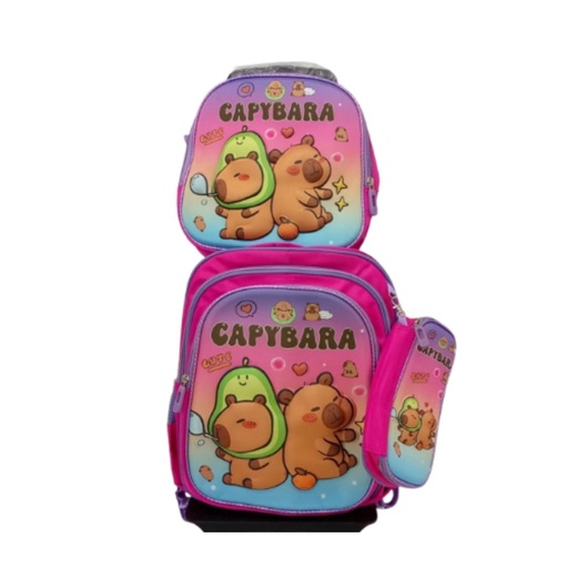 [B1923] MALETA DE CAPYBARA CON AGUACATE