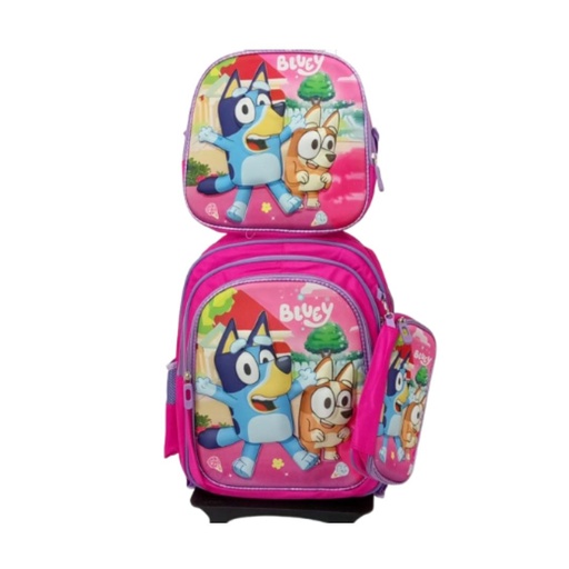 [B1932] MALETA ROSADA DE BLUEY Y BINGO