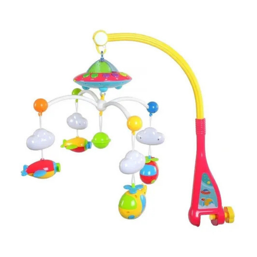 [6927078476084] HUANGER MOVIL DE CUNA MUSICAL CON PROYECTOR LUZ Y SONIDO