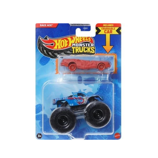 [194735270255] MATTEL HOT WHEELS  MONSTER TRUCKS RACE ACE