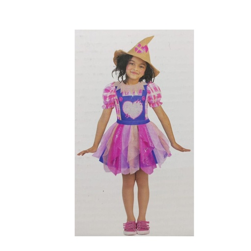 [718762748367] DISFRAZ DE ESPANTA PAJAROS NIÑA TALLA 2T