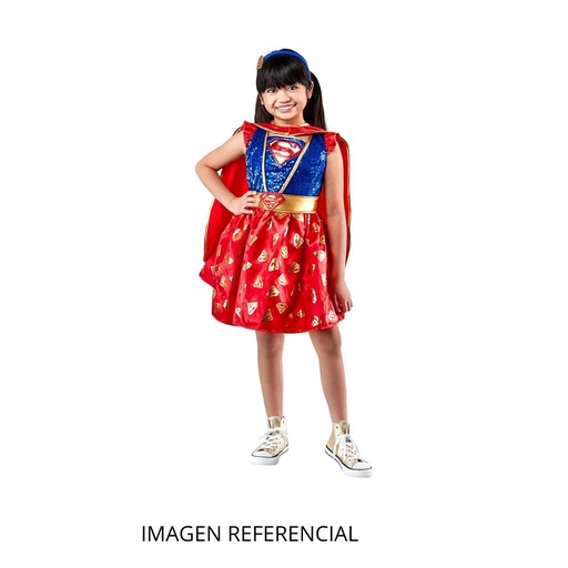 [195884122266] DISFRAZ DE SUPERGIRLS TALLA 6