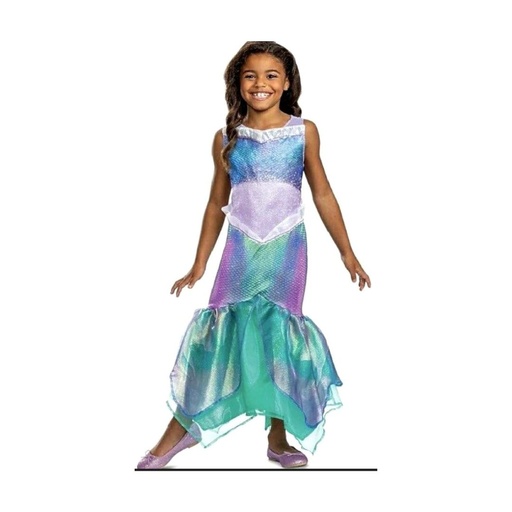 [192995225909] DISFRAZ DE LA SIRENITA TALLA 4-6