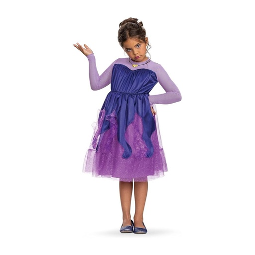 [192995053656] DISFRAZ DE URSULA MORADO TALLA 10-12