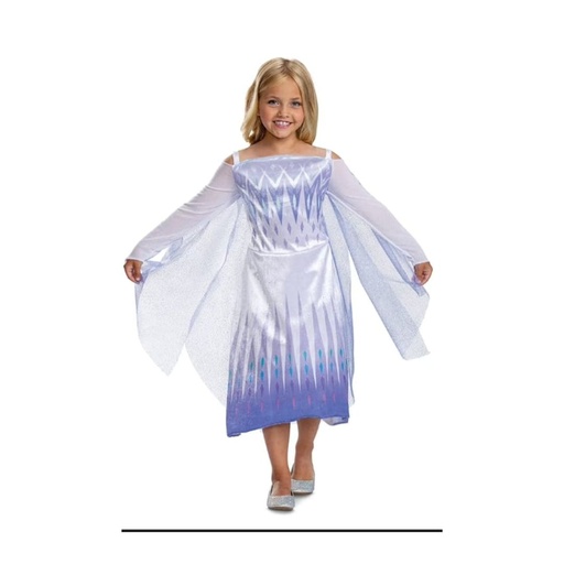 [192995162556] DISFRAZ DE REINA ELSA IMPORTADO TALLA 6