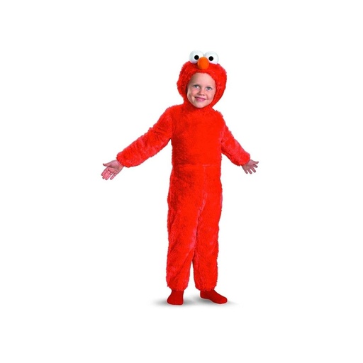 [192995067677] DISFRAZ DE ELMO PLAZA SESAMO TALLA 2T