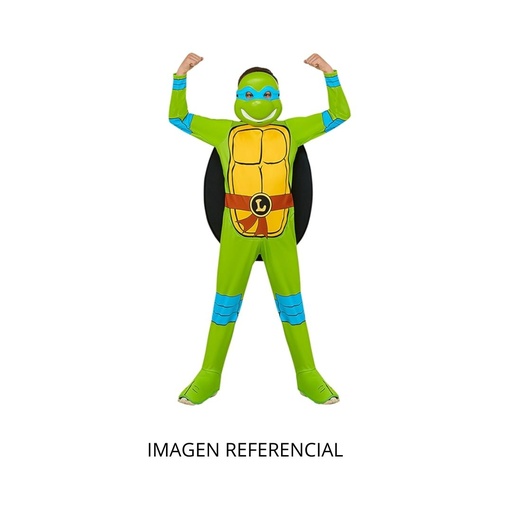 [195884061237] DISFRAZ DE TORTUGA NINJA LEONARDO TALLA 2T