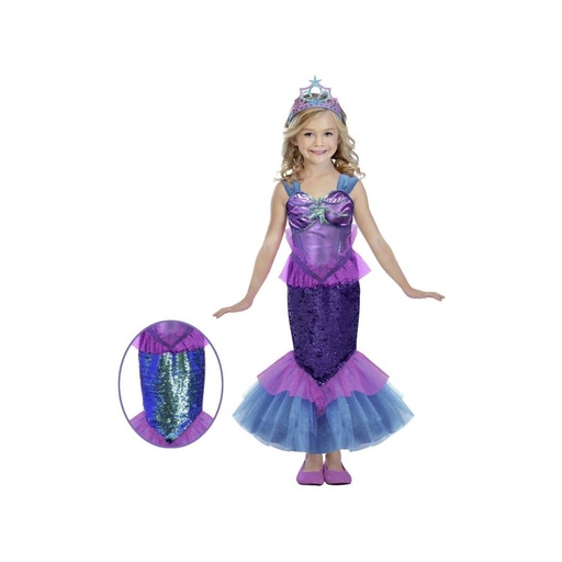[718762738207] DISFRAZ DAZZLING MERMAID TALLA 7-8
