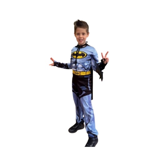 [121535M] DISFRAZ DE BATMAN AZUL TALLA 6-8