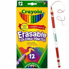[071662244125] CRAYOLA 12 CREYONES BORRABLES