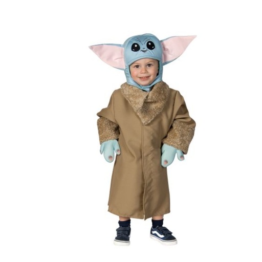 [195884000045] DISFRAZ DE GROGU STAR WARS TALLA 3T-4T 