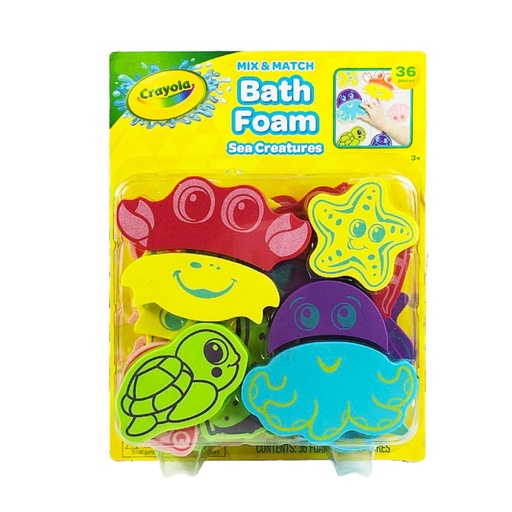 [889628168534] CRAYOLA JUEGO DE FIGURAS DE FOAMI PARA IR A BAÑO 