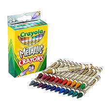[071662088156] PACK DE 24 CRAYONES METALICOS CRAYOLA