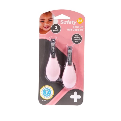 [884392562854] SAFETY 2 PACK DE CORTAUÑAS ERGONOMICO COLOR ROSA