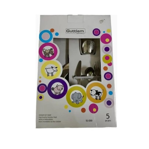 [7458000100153] GUTTLEM SET DE CUBIERTOS 5 PIEZAS