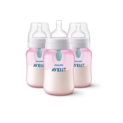 [075020093875] PHILIPS AVENT SET DE TETERO ROSADO